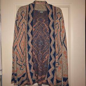 Blue and Orange Cardigan